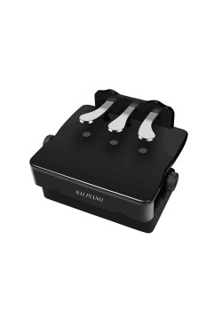 Подставка для ног пианиста регулируемая с педалями Sai Piano AJP-01