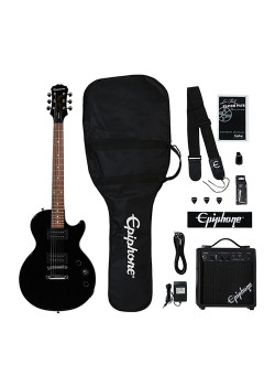 Электрогитара EPIPHONE Les Paul Player Pack 230V Ebony комплект