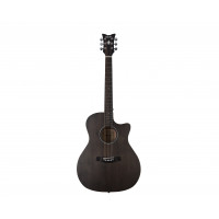 Акустическая гитара Schecter DELUXE ACOUSTIC Satin See Thru Black