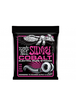 СТРУНЫ ДЛЯ БАС-ГИТАРЫ ERNIE BALL 2734 COBALT SLINKY SUPER 45-100