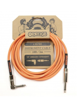 Кабель инструментальный ORANGE Crush CA035 Angled to Straight 3m Кабель инструментальный ORANGE Crush CA035 Angled to Straight 3m