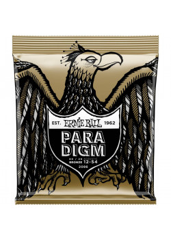 Струны для акустической гитары ERNIE BALL 2086 Paradigm 80/20 Bronze Medium Light 12-54