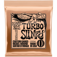 Струны для электрогитары 2224 Turbo Slinky Nickel Wound 9.5-46 Ernie Ball