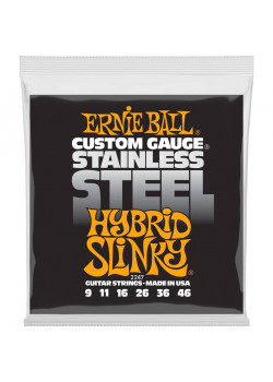 Струны для электрогитары 2247 Ernie Ball Hybrid Slinky Steel сталь 9-46 