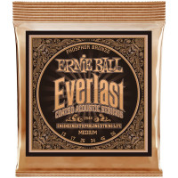 Струны для акустической гитары ERNIE BALL 2544 Everlast Coated Phosphor Bronze Medium 13-56