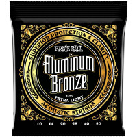  Струны для акустической гитары ERNIE BALL 2570 Aluminum Bronze Extra Light 10-50