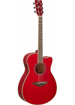 Трансакустическая гитара Yamaha FSC-TA Ruby Red