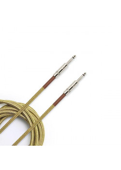 PW-BG-20TW Custom Series Braided Кабель инструментальный, 6м, желтый, Planet Waves PW-BG-20TW Custom Series Braided Кабель инструментальный, 6м, желтый, Planet Waves
