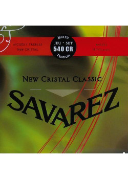 540CR New Cristal Classic Комплект струн для классической гитары, норм.натяжение, посеребр, Savarez