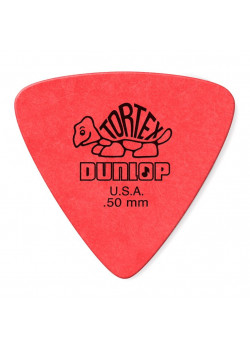 431P.50 Tortex Triangle Медиаторы 6шт, толщина 0,50мм, треугольные, Dunlop