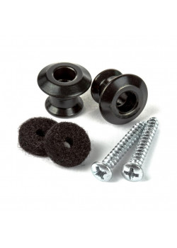 2PSLS033BK Straplok Dual Крепление ремня, черное, Dunlop
