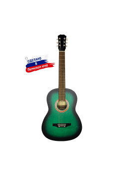 F-Green Гитара акустическая, зеленая, Кунгурская Акустика