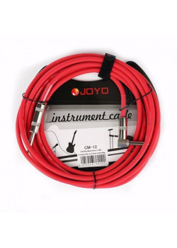 CM-12-RD Кабель инструментальный, красный, прямой/угловой, 4.5м, Joyo