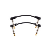 PW-FPRR-202 Custom Series Flat Инструментальный патч-кабель, 2шт, 5см, D'Addario