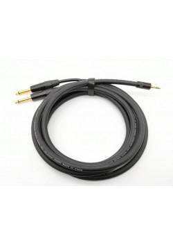 E52-3,5-2J-0900-0 Кабель аудио 3.5-2х6.3мм, 9м, ZZcable