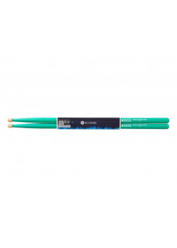 10104016 Colored Series Bluefire 7A GREEN Барабанные палочки, орех гикори, зеленые, HUN
