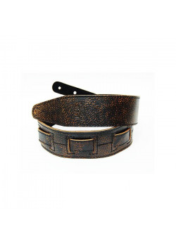 FL60018L21L Leather 21 Ремень для гитары, кожаный, сцинк, Fidel