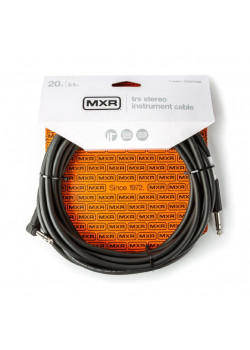 DCIST20R MXR Кабель инструментальный, стерео, прямой/угловой, 6м, Dunlop