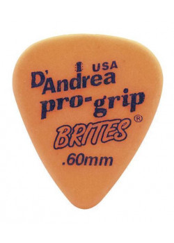 RPGB351.60TM ProGrip Brites Медиаторы, дерлин, 72шт, 0.60мм, D'Andrea