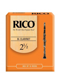 RCA1025 Rico Трости для кларнета Bb, размер 2.5, 10шт в упаковке Rico