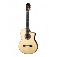 Almeria-Luthier-Rosewood Классическая гитара со звукоснимателем, с вырезом, Martinez