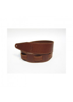 FL66027L11 Leather 11 Ремень для гитары, кожаный, каштан, Fidel