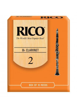 RCA1020 Rico Трости для кларнета Bb, размер 2.0, 10шт в упаковке Rico