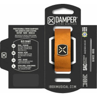 DMMD03 Демпфер гитарный, кожа, средний, оранжевый металлик, IBOX