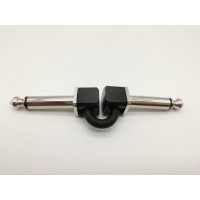 E45-JR-JR-0003-0 Патч-кабель, угловой, беспаечный корпус, 0.03м, ZZcable