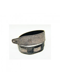 FL60036L21L Leather 21 Ремень для гитары, кожаный, гюрза, Fidel
