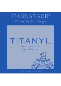 950HT TYTANIL Комплект струн для классической гитары титанил/посеребренные Hannabach