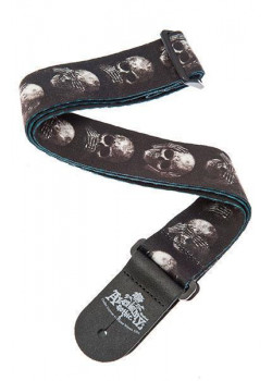 50AL01 Alchemy Gothic Ремень для гитары, рисунок «Muted Skulls», Planet Waves
