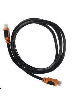 00-00027308 Кабель HDMI (m)-HDMI (m) 1.8м ПВХ ver.2.0 4K 60Hz, черный, в пакете, GoPower