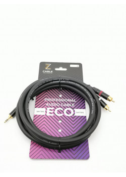 E32-3,5-2RCA-0300 Кабель аудио 3.5мм-2хRCA, 3м, ZZcable
