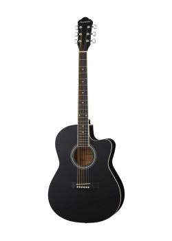 HS-3911-BK Акустическая гитара, с вырезом, черная, Naranda