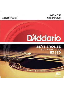 EZ930 AMERICAN BRONZE 85/15 Струны для акустической гитары Medium 13-56 D`Addario