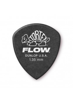 558P1.35 Tortex Flow Медиаторы 12шт, толщина 1.35мм, Dunlop