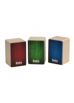 SE-108 Mini Cajon Набор мини шейкеров, 3 шт, Sela