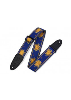 MPJG-SUN-BLU Print Series Ремень для гитары, тканый, солнце/синий, Levy's