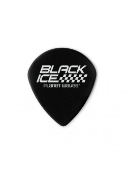 3DBK4-10 Black Ice Medium Медиаторы черные, средние, 10шт Planet Waves