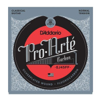 EJ45FF Pro-Arte Carbon Комплект струн для классической гитары, нормальное натяжение, D'Addario EJ45FF Pro-Arte Carbon Комплект струн для классической гитары, нормальное натяжение, D'Addario
