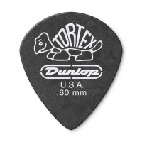 482P.60 Tortex Pitch Black Jazz III Медиаторы 12шт, толщина 0,60мм, Dunlop