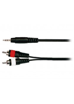 BB413-3M Кабель акустический, 3,5мм — 2хRCA, 3м, Soundking