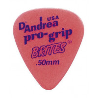 RPGB351.50TH ProGrip Brites Медиаторы, дерлин, 72шт, 0.50мм, D'Andrea