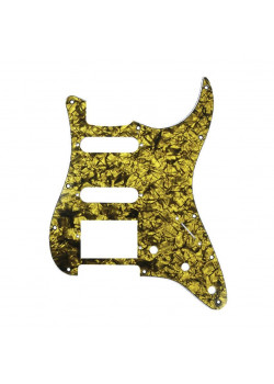 DPP-ST-GOP-HSS Защитная накладка электрогитары Stratocaster, HSS, золотая, D'Andrea