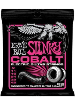 Струны для электрогитары 2723 Cobalt Super Slinky 9-42 Ernie Ball