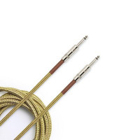 Кабель инструментальный PW-BG-10TW Custom Series Braided, 3м, желтый, Planet Waves