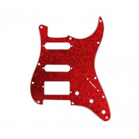 DPP-ST-RDS-HSS Защитная накладка электрогитары Stratocaster, HSS, красная, D'Andrea