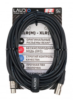 LA-R-MC/9 - STAGE SERIES (REAN), Микрофонный кабель, XLR, 9 метров, LAudio