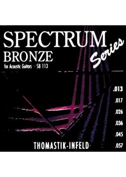 SB113 Spectrum Bronze Комплект струн для акустической гитары, сталь/бронза, 013-057, Thomastik